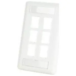 Ortronics OR-403HDJ12 HDJ Series Faceplate Fog White