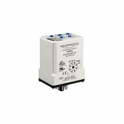 Macromatic PMPU 3-Phase Phase Monitoring Relay 190 to 500 VAC SPDT