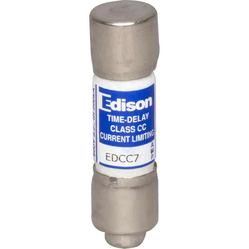Edison EDCC7 7A EDCC Time-Delay Fuse 600 VAC/300 VDC 20 kAIC Non-Indicating