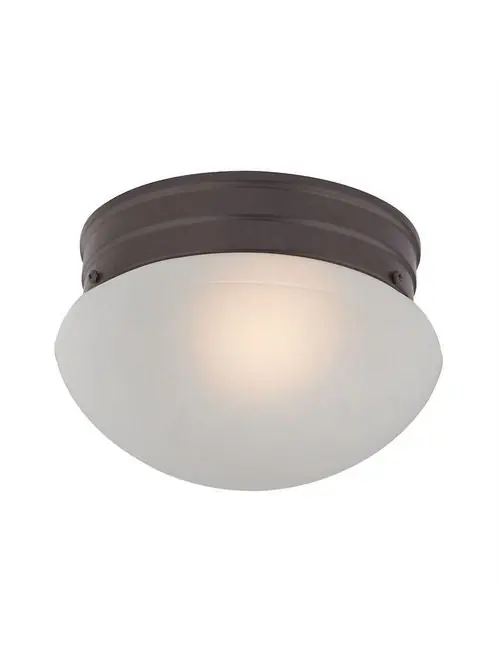 Thomas Lighting 7021FM/10 Mushroom 60 W 1 Light Laundry Closet Oil Rubbed Bronze