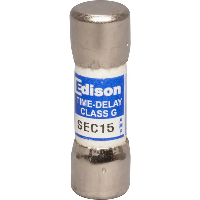 Edison SEC15 15A SEC Time-Lag Class G Fuse 600 VAC 170 VDC