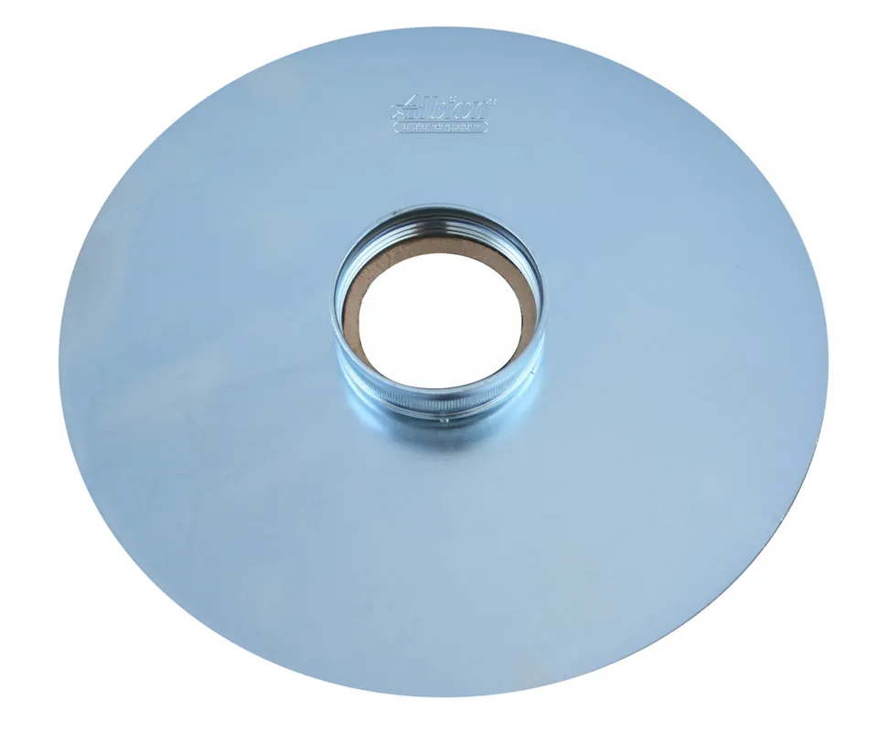 Albion 11714 8-3/8 Follow Plate Straight Metal Pail