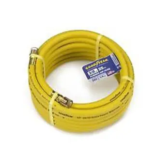 Bridgestone HosePower AR15075YWUUXF050PS 3/4 x 50' 250 PSI Yellow Air Hose with Coupler