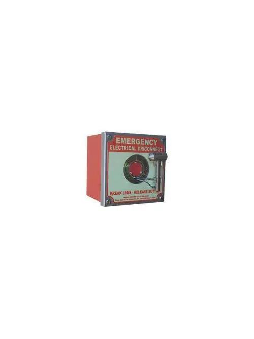 Pilla Electrical Products ST120SN1 NEMA 1 Emergency Electrical Disconnect Break Glass Push Button