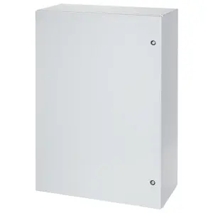 Concept CSD201610 Concept Type 4/12 Wall Mount Enclosure Mild Steel ANSI 61 Gray Quarter-Turn Latch Single Solid Door 20 H x 16 W x 10 in D