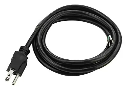 Prime Wire and Cable PS010709 Power Supply Cord, Electrical Ratings: 125 V, 9 ft L Cord