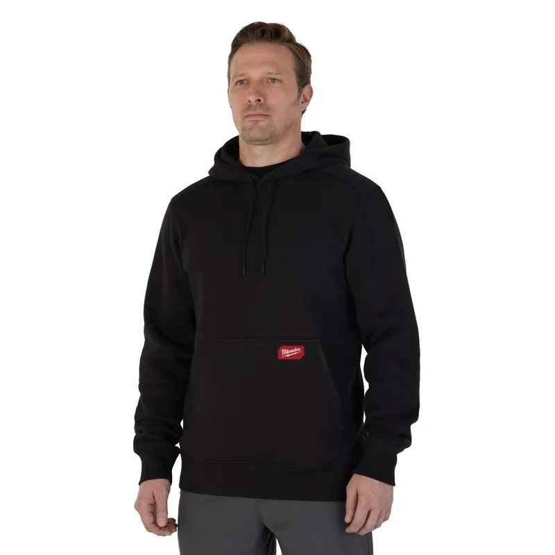 Milwaukee Tool 351B-XL Midweight Pullover Hoodie Black XL