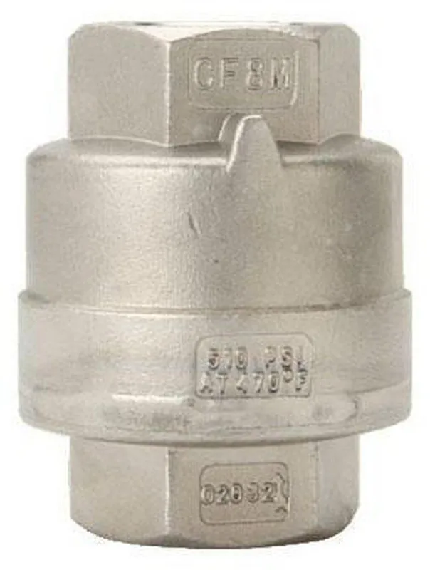 Watson McDaniel WSSCV-13-N-0 Model WSSCV 3/4 in. 316L Stainless Steel NPT Check Valve