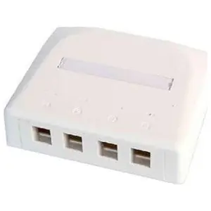 CommScope 1-1933671-3 Surface Mount Module 4 Port Alpine White