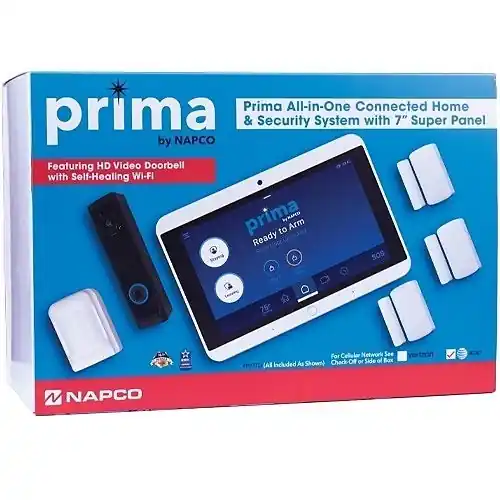 Napco PKIT1DV All-in-One-Connected Home and Security Doorbell Kit, Verizon
