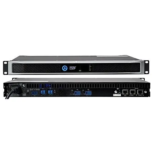 LEA Professional CONNECT 352D Amplifier Channel 350 watt at 4 8 70V and 100V per channel with Dante