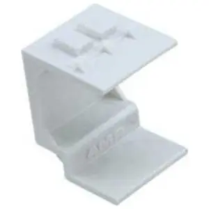 CommScope 1-1116412-3 SL Series Blanking Insert for Faceplate toolless White