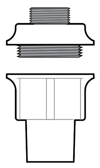 Plasti-Bond PRUNY305 Conduit Union 1-IN Female/Male Union PVC Coated