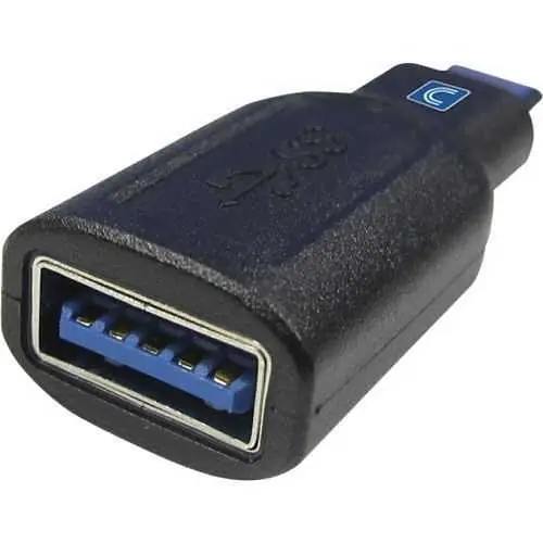Comprehensive USB3C-USB3AF Type-C Male to USB 3.0A Female Adapter Plug, 5GBPs, 4.5W