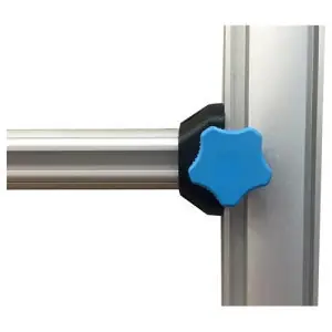 Chatsworth 32657-002 Swivel Kit Plastic Black/Blue 1.4 H x 0.7 W x 1.4 in. D Vertical Mount