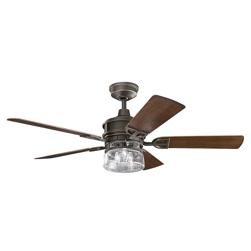 Kichler 310139OZ Lyndon Patio 52 Ceiling Fan with Light