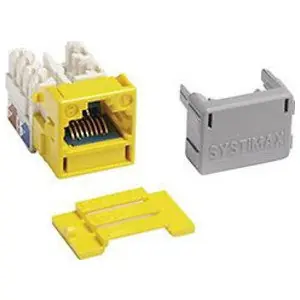 CommScope Systimax 760092387 Systimax MGS600 Series GigaSPEED X10D Information Outlet Yellow