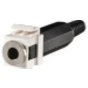 Ortronics OR-KS14ST-88 Ortronics KS14ST-88 1/4 Keystone Stereo Jack, Cloud White