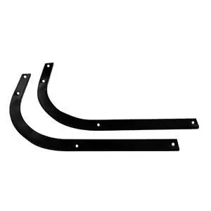 Chatsworth 12795-701 Heavy Duty Swing Gate Kit for Use with Standard Swing Gate Wall Rack Black Two Brackets Black