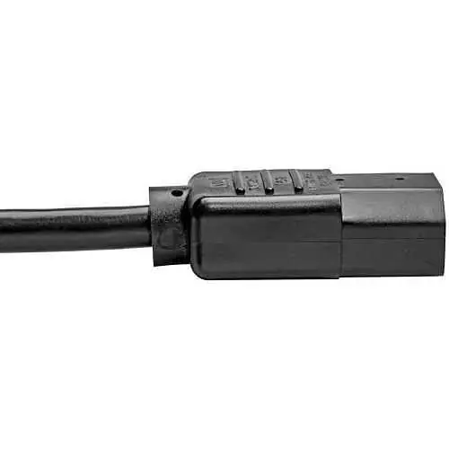 Tripp Lite P006-003-15D Desktop Computer AC Power Cord Right-Angle NEMA 5-15P to C13 10A 125V 18 AWG 3' (0.91 m)