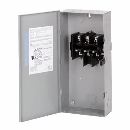 Cutler-Hammer Manufacturing Co. DG323UGB Eaton Electrical 240 VAC 100 Amp 30 Hp 3-Pole 3-Wire Non-Fusible Single Throw Safety Switch