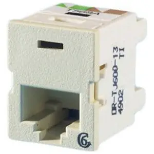 Ortronics OR-TJ600-13 Clarity TracJack Category 6 Jack Electric Ivory