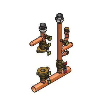 KD Navien GFFM-MSOZUS-001 Primary Manifold Kit, For Use With NHB Series Wall-Hung Boiler