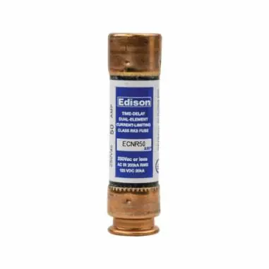 Edison ECNR50 Current Limiting Time Delay Fuse 50 Amps 250 Volt AC 125 Volt DC