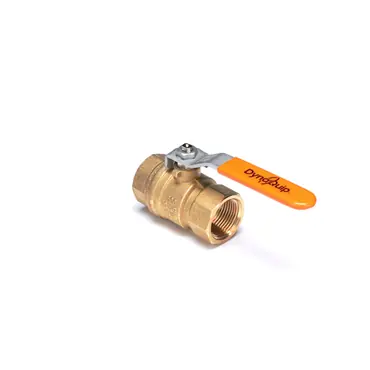 DynaQuip Controls VMH2.P91 VMH Series Two-Piece Screwed Body Brass Ball Valve 600 psi Max MNPT x FNPT