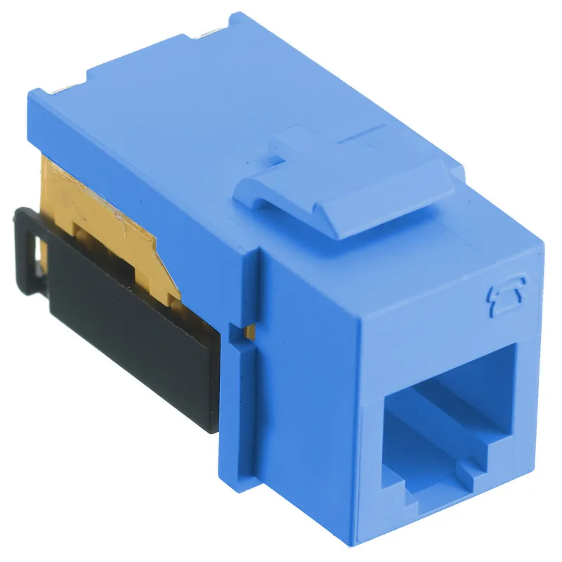 Hubbell Wiring Device - Kellems NSJUB Jacks USOC 6-Position Black