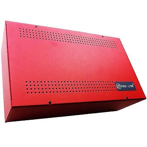 Fire-Lite BB-17F Battery Box for up to 17Ah Batteries, Mounts below FACP Cabinet