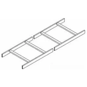 Chatsworth 11275-718 U.L. Classified Cable Runway 18 in.W x 1.5 in.H x 9.71 ft.L Black Cable Capacity - 1421