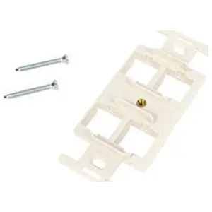 CommScope Systimax 106622285 Flush Mounted 4-Port Modular Mounting Frame White