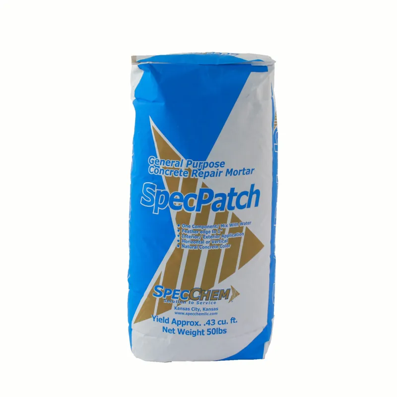 SpecChem SPATCH15BAG Specpatch15 15 Minute Repair Mortar 50 lb. Bag