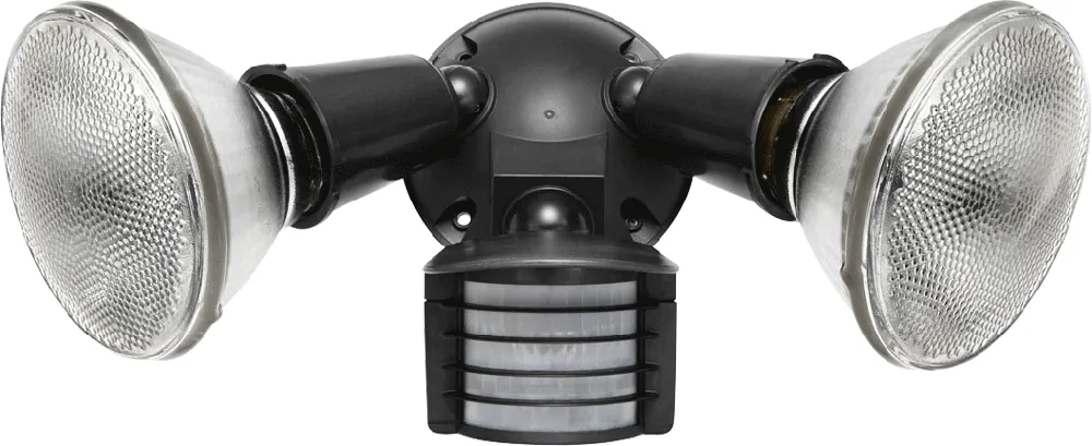 Rab Design Lighting LU300 RAB LU300 300W Outdoor Wet Location Motion Sensor Floodlight, 120V, 110° View, Bronze