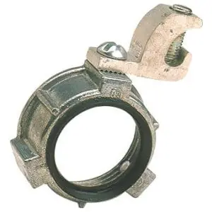 ABB BG203 Steel City Grounding Bushing Zinc Die Cast with Aluminum Lug Rigid/IMC Conduit Insulated 1 in. 14 to 4 AWG
