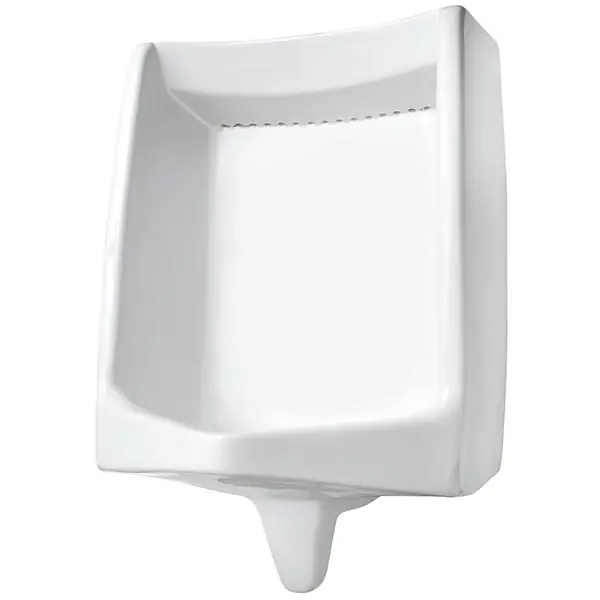 Mansfield 410UHEWH High Efficiency Half-Stall Wall-Mount Wash-Down Urinal with Extended Shields 0.125 or 0.5 gpf