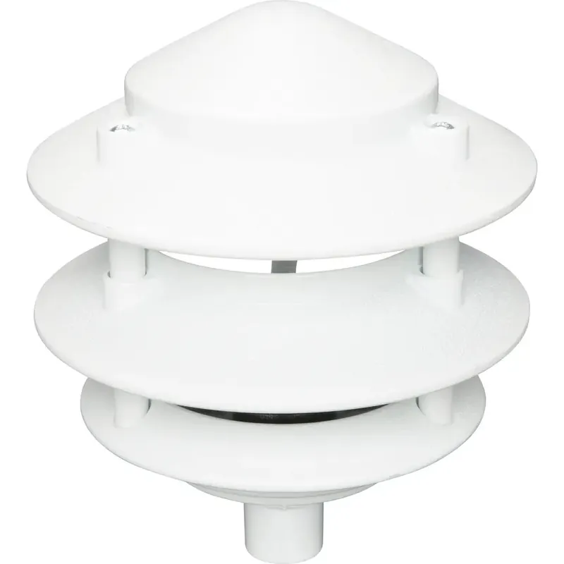 Teddico P-3W Landscape Light Fixture, 75W, 110/120V, White Powder Coated