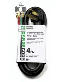 Engineered Products Company 40010 EPCO 4FT 50AMP Range Cord