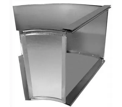 SOUTHWARK METAL 13208 20X8 Flat Trunk Angle 26 Gauge