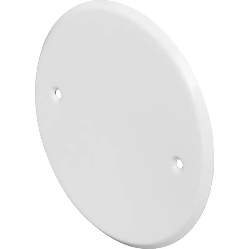 Teddico CC-4WV BWF CC-4WV 4 Round Outlet Box Cover, White