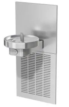 Oasis RadII 504607 Water Cooler Stainless Steel Indoor Mechanical Front Bubbler Button Low Flow Bubbler 1 Station