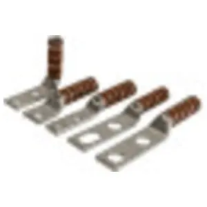 Miroc GL2STRI238U Ground Lug #2 AWG Electro Tin Plated Brown