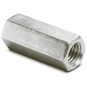 ABB H1193/8 Superstrut Steel 3/8 In. Threaded Rod Coupling With GoldGalv Finish