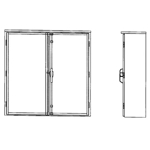 East Coast Power Systems PP-484812R NEMA 3R CT Cabinet 48-Inch x 12-Inch x 48-Inch 1200-Amp Maximum