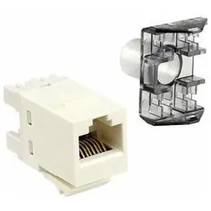 CommScope 760237631 USL Series Modular Jack Cat 6 Almond