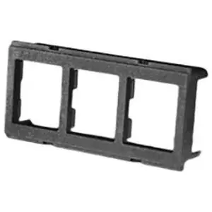 Ortronics OR-42100054-00 TracJack® Furniture Adapter Plate Black
