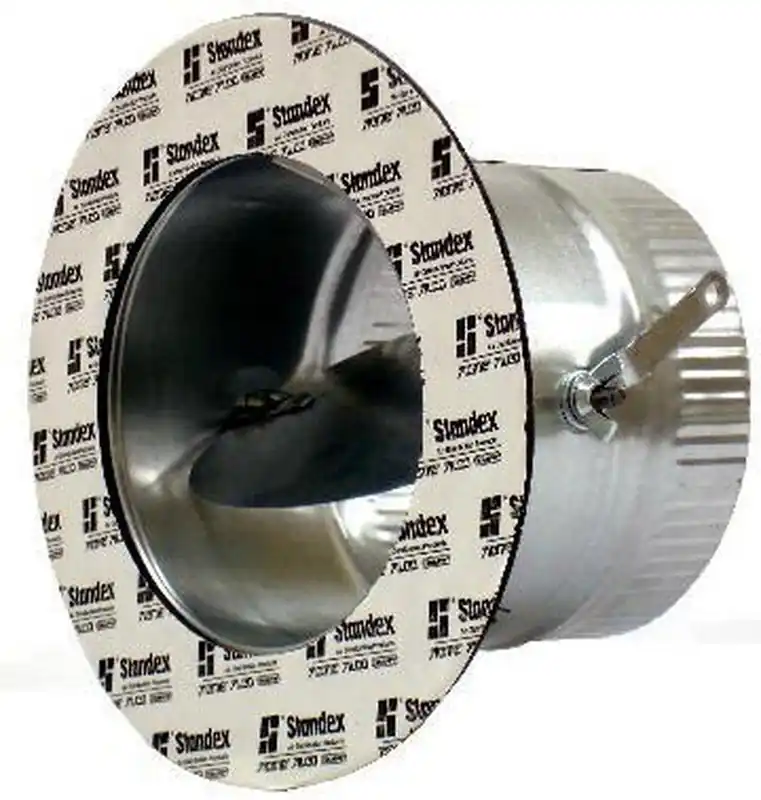 Snappy 168-10 10 in. Round Adhesive Duct To Plain with Damper
