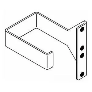 Chatsworth 13079-001 Vertical Wire Management Loop 2.5 in. W x 3.32 in. D x 3.94 in. L