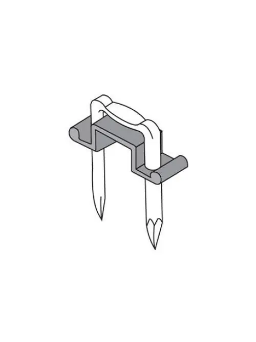 King Manufacturing Corporation 06022 Plastic Insulated Wire Staple 9/16 x 1 Inch